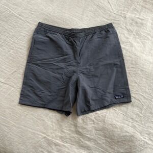 Patagonia Baggies Lined Shorts Mens Small Gray